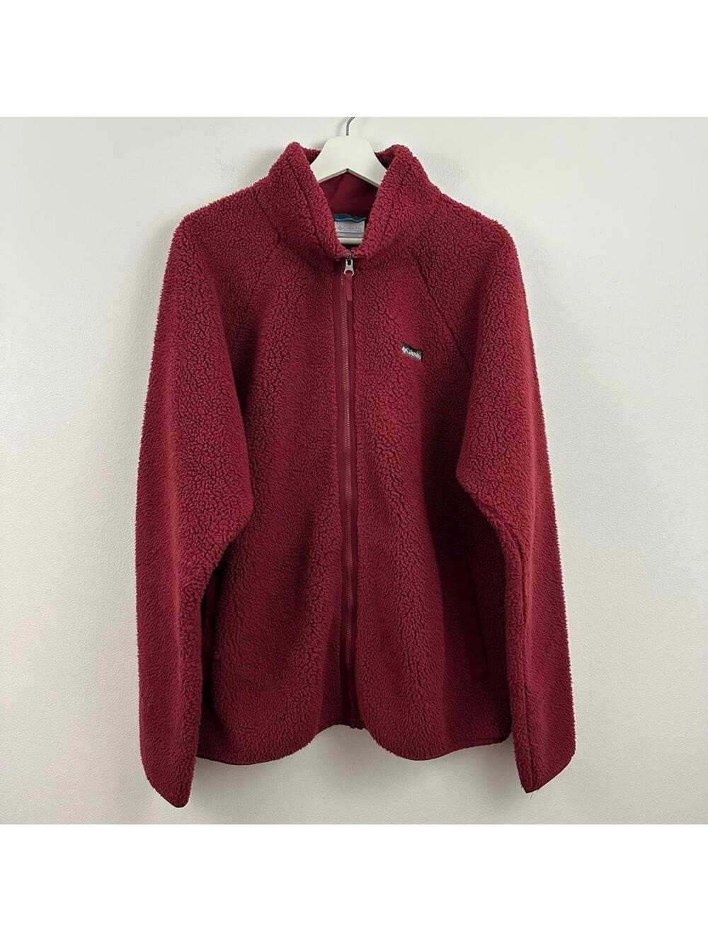 Columbia Men's Sherpa Fleece Full Zip Jacket Size XL